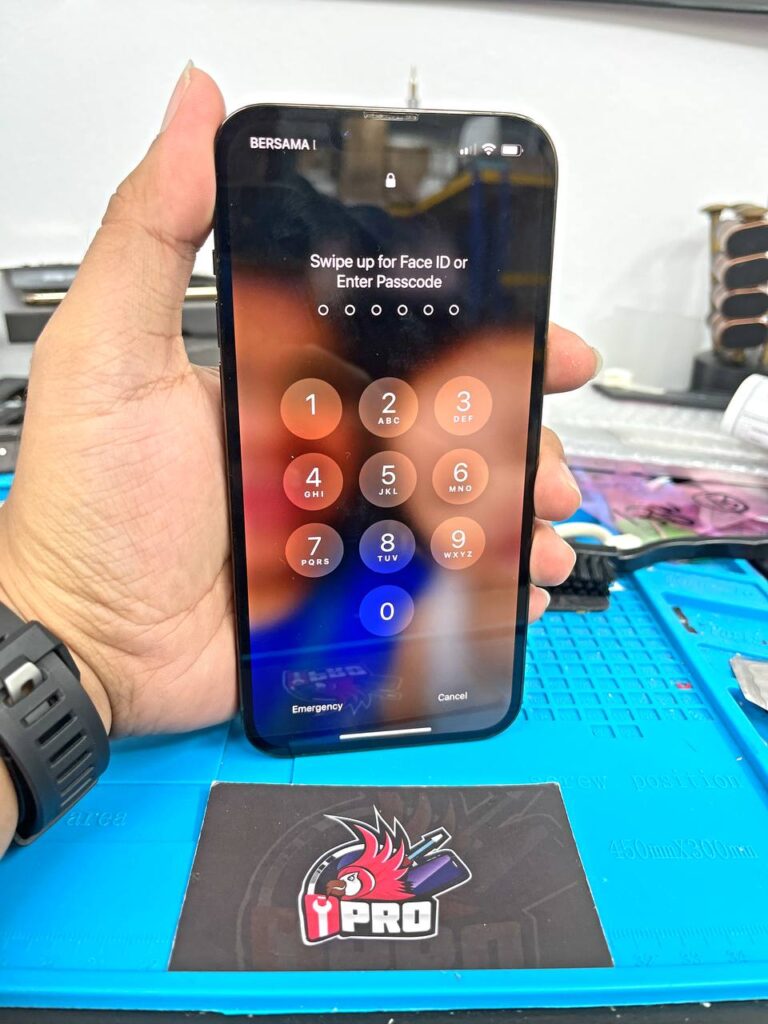 Selesai repair iPhone mati tiba-tiba