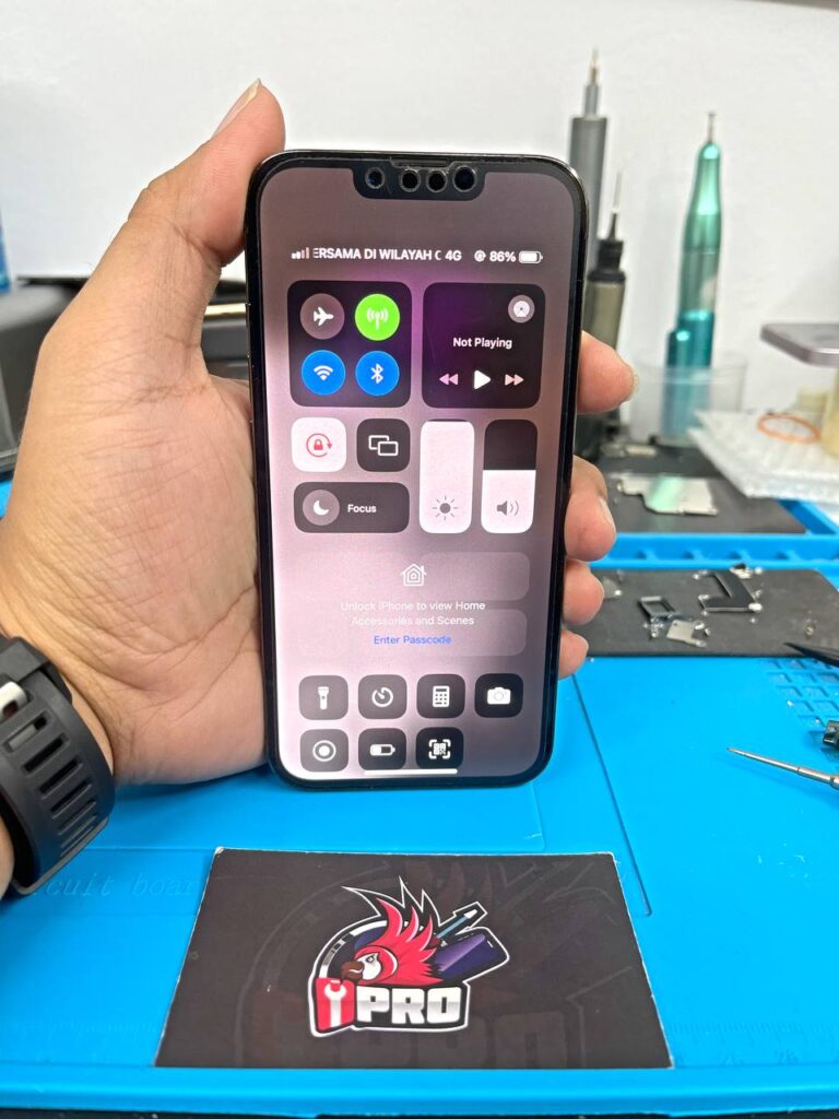 Selesai repair iphone no service 