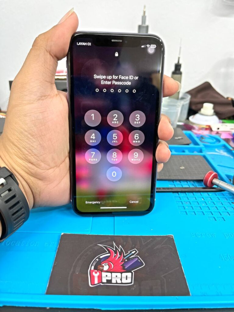 Selepas repair iPhone masuk air 